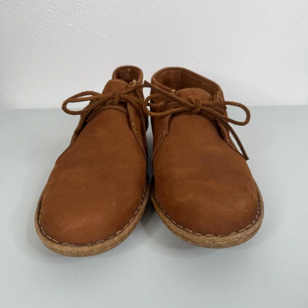 Born Nuala II Brown Leather‎ Chukka Boots Size 10